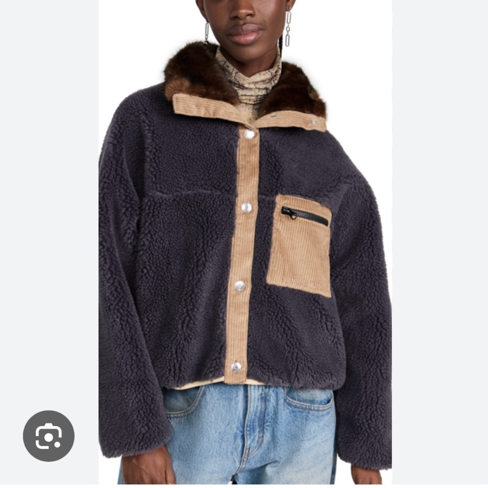 Sandy Liang women’s dough jacket in a gorgeous charcoal color